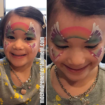 Hire face painter Tanya for kids parties in Toronto, Newmarket, Vaughan and surrounding areas.