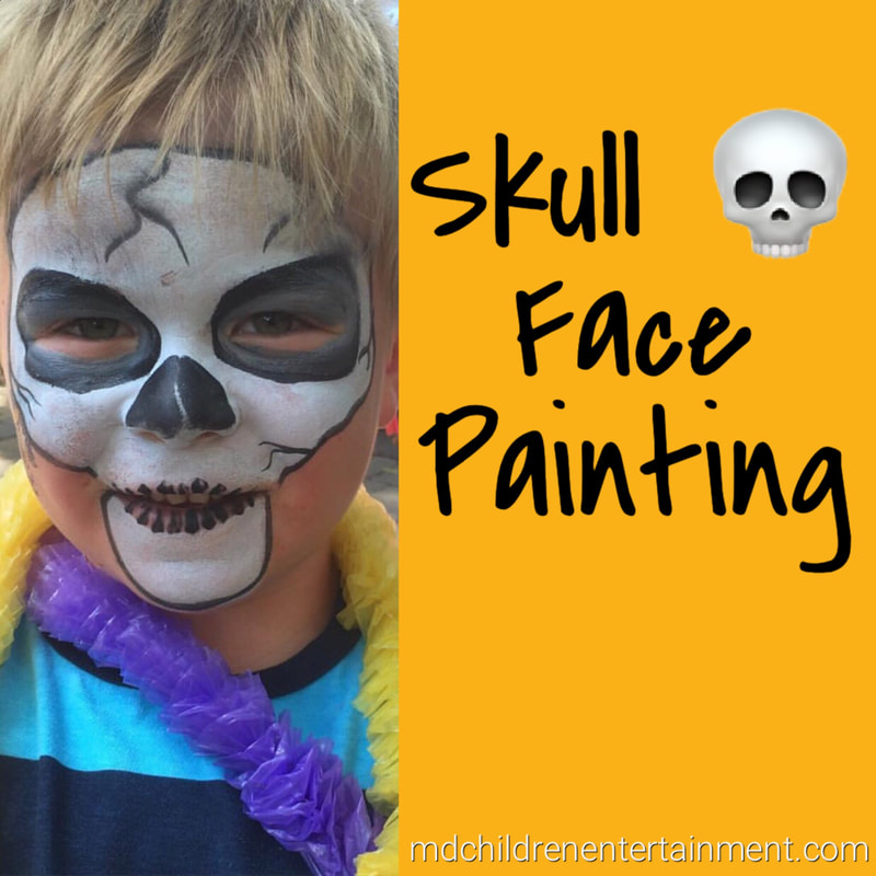 Skull face painting for kids! We service Toronto and the gta!