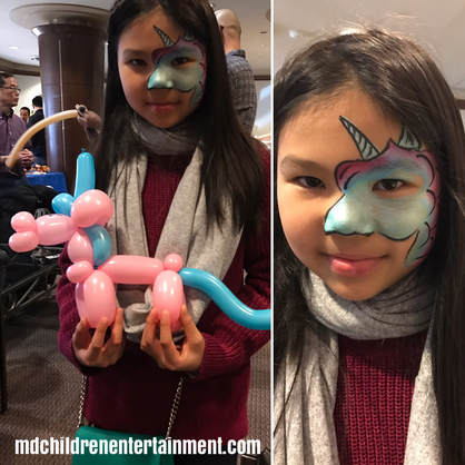 Balloon animals and face painting for birthday parties! We service Belleville, Kingston & surrounding areas!